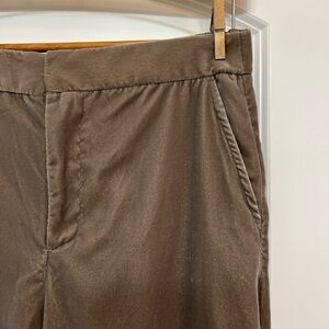 GAP Velvet Brown Trousers ~ Women’s Size 8